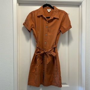 a.n.a button up dress - small